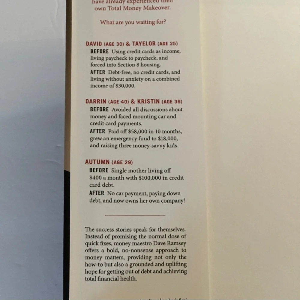The Total Money Makeover by Dave Ramsey | Classic Edition | Hardcover Book - Picture 7 of 10